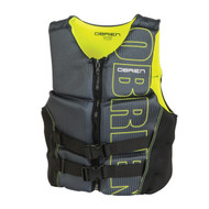  O'Brien Men's Yellow V-Back Life Jacket