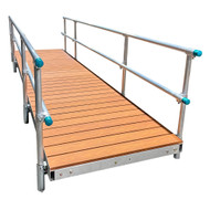 Patriot Docks Gangway Kit w/ Brown Aluminum Decking Image