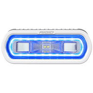 RIGID Industries SR-L Series Marine Spreader Light - White Surface Mount - White Light w\/Blue Halo