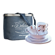 Regata 24 Piece Melamine Tableware Set Regata 24 Piece Melamine Tableware Set