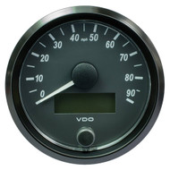 VDO SingleViu 80mm (3-1\/8") Speedometer - 90MPH VDO SingleViu 80mm (3-1\/8") Speedometer - 90MPH