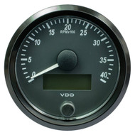 VDO SingleViu 80mm (3-1\/8") Tachometer - 4,000 RPM VDO SingleViu 80mm (3-1\/8") Tachometer - 4,000 RPM