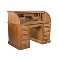 Whitecap Teak Roll Top Desk - Open
