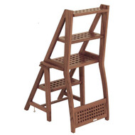 Whitecap Teak Chair/Step - Ladder