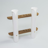 Whitecap Teak Tournament Rod Holder - 2 Rod Holder Whitecap Teak Tournament Rod Holder - 2 Rod Holder