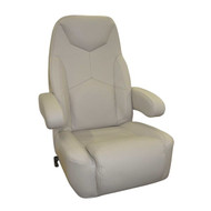 Reclining High Back Captain's Chair - Tan