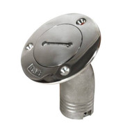 Whitecap Stainless Steel 1-1/2" Angled Gas Deck Fill w/ Key Whitecap Stainless Steel 1-1/2" Angled Gas Deck Fill w/ Key