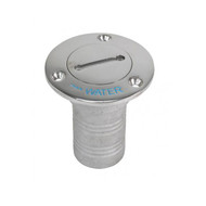 Whitecap Stainless Water Hose Deck Fill - Chain & Key Whitecap Stainless Water Hose Deck Fill - Chain & Key