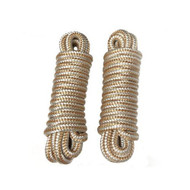Gen3 Marine Double Braid Dock Line - Gold/White (Pair)