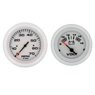 Sierra 69723P Arctic Series OB Twin Engine Gauge Kit