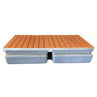 Patriot Docks Premium Floating Platform w/ Brown Aluminum Patriot Docks Premium Floating Platform w/ Brown Aluminum