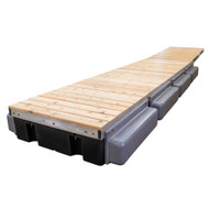 Patriot Docks Premium Floating Dock w/ Cedar Decking Image