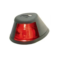 Perko 0253B00DP1 black horizontal-mount navigation light with red lense