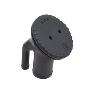 Perko 0542DPGBLK black polymer angled-neck vented gas fill