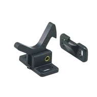 Perko 1021DP0BLK black polymer elbow catch with integral spring