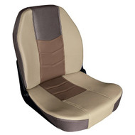 Wise 3340 Quantum Series Fold Down Boat Seat in the Meteor, French Roast, Neutral color scheme