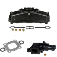 Quicksilver 2002 & Newer MerCruiser 5.0L/5.7L Dry Joint Exhaust Manifold Kit Quicksilver 2002 & Newer MerCruiser 5.0L/5.7L Dry Joint Exhaust Manifold Kit