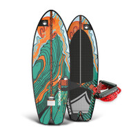 2026 Liquid Force Rocket wakesurf board with included surf rope and handle