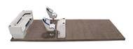 Side view of the Wise RB DLX Dual Bucket Rear Bench & Console Pontoon Furniture Set Side view of the Wise RB DLX Dual Bucket Rear Bench & Console Pontoon Furniture Set