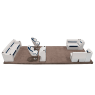 Wise DLX 18'-22' Dual Bucket Pontoon Furniture Set Thumbnail Image