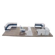 Lippert Sunset Rear L & Front Lounge Pontoon Furniture Set Thumbnail Image Lippert Sunset Rear L & Front Lounge Pontoon Furniture Set Thumbnail Image
