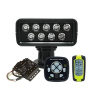 ACR RCL-100 LED Black Searchlight w\/URP-103 Wired Point Pad, URC-104 Master Controller  URH-103 Wireless Handheld Remote