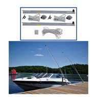 Dock Edge Supreme EZ-Stow Mooring Whips - 10' - 4,000lbs - Up to 21'