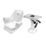 Image of Wise Offshore Deluxe Pilot Chair w/ Fixed pedestal & Seat Slide