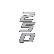 Mercury 8M0143774 250R rear decal for Mercury racing 4.6L V8 outboards