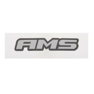Mercury 8M0146963 silver AMS decal for Mercury and Mercury racing V6 V8 V10 V12 outboards