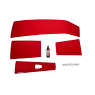 Mercury 8M0142211 redline red accent panel kit for 3.4L V6 175225hp outboards
