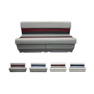 Horizon Boat Seat Premium Series 55" Pontoon Bench Seat Cushion w/2 Bases Thumbnail Image