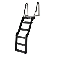 Lippert Pontoon Boat Ladder - Black