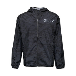 Gillz Men's Waterman Packable Jacket - Water Camo Black - Front