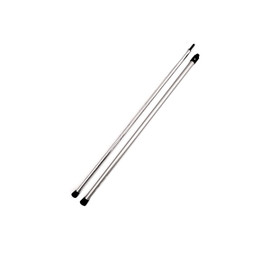 Garelick 3 in 1 Aluminum Cover Support Pole 94320 - Taken apart with poles side by side