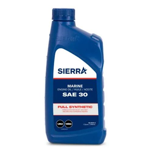 Sierra SAE30 4-Stroke Synthetic Marine Oil - Qt.