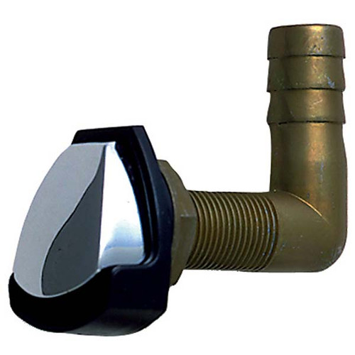 Moeller Marine Chrome ThruHull Fuel Tank Vent