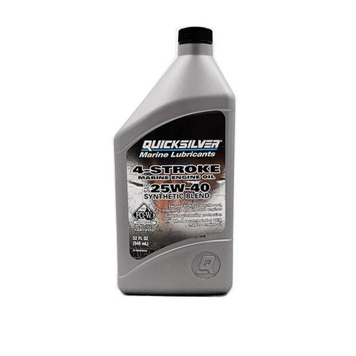 Quicksilver 25W-40 4-Stroke Synthetic Marine Oil