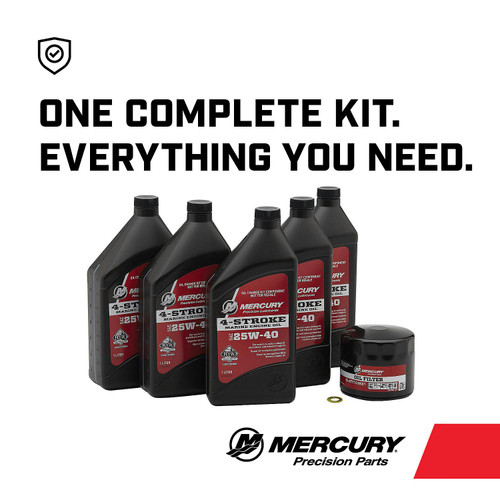 Mercury 4 Stroke Oil Change Kit 75/90/115 hp 8M0081917