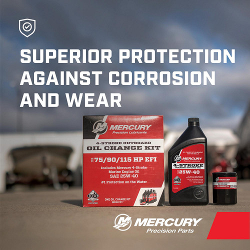 Mercury 4 Stroke Oil Change Kit 75/90/115 hp 8M0081917