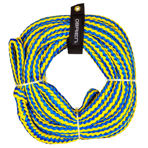 O'Brien 6 Person Floating Towable Tube Rope, Yellow