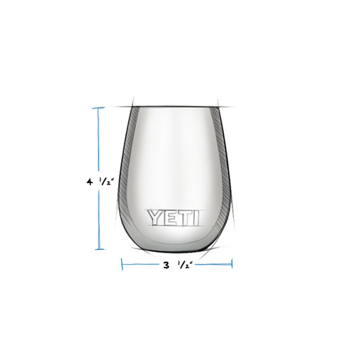 Nordic Blue YETI® 10oz Wine Tumbler® - Authentic - Brand New