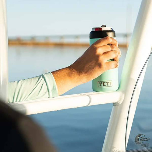 YETI 12 Oz Rambler Colster Slim in Seafoam