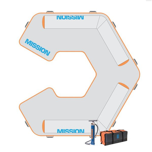 Mission REEF HEX 82 Inflatable Water Mat Mission REEF HEX 82 Inflatable Water Mat