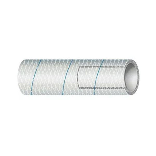 Sierra Clear White PVC Tubing Polyester Reinforced 1/2"