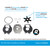 Quicksilver 47-85089Q-4 Water Pump Repair Kit Image