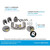 Anode Kit Bravo 3 2003 & Up Magnesiu, Mercury - Mercruiser 888760Q04 Image