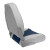 Wise Premium High Back Bass Boat Seat Grey/Navy 8WD588PLS-660
