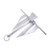 Hooker Quik-Set Galvanized Fluke Style Slip-Ring Anchor

