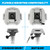 Multiple mounting options of the Wise Offshore Deluxe Pilot Chair